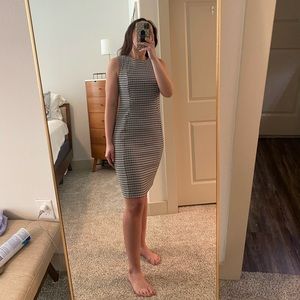 Black And White Sheath Dress